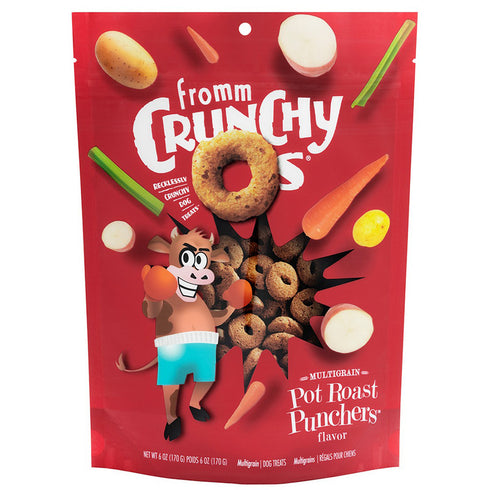 Fromm Crunchy O's Pot Roast Punchers Flavor Dog Treats 26oz - Poudre Pet and Feed Supply